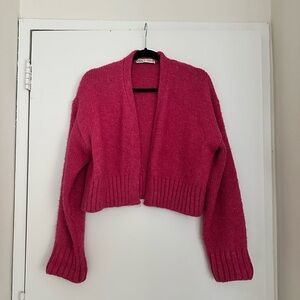 Zara Pink Women's Cardigan
